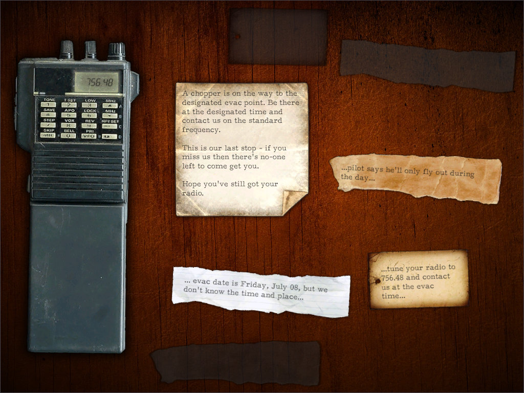 Clues about the rescue operation can be seen on the rescue item screen